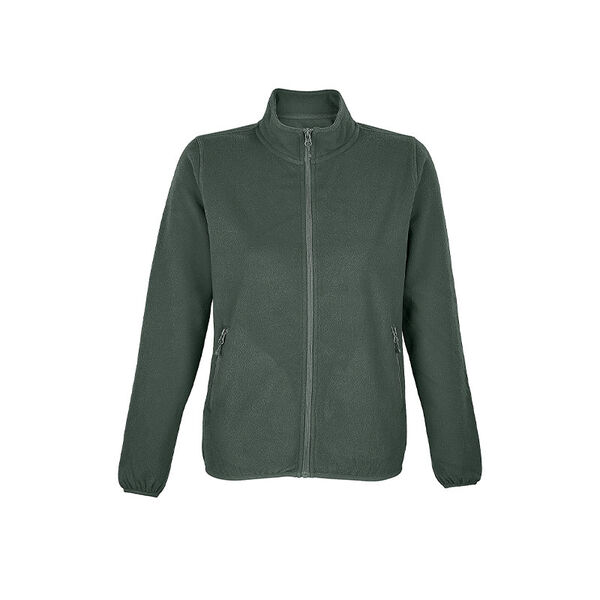 VESTE MICROPOLAIRE ZIPP&Eacute;E FEMME FACTORY 100% POLYESTER RECYCLE REF.03824