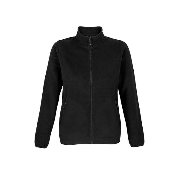 VESTE MICROPOLAIRE ZIPP&Eacute;E FEMME FACTORY 100% POLYESTER RECYCLE REF.03824