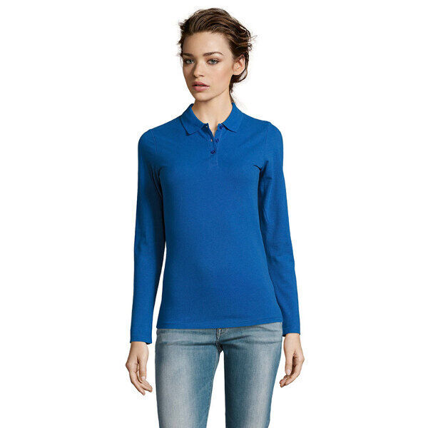 POLO PIQUE FEMME PERFECT ML 100% COTON 180GR REF.02083