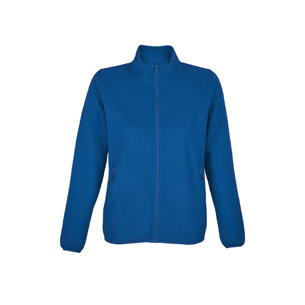VESTE MICROPOLAIRE ZIPP&Eacute;E FEMME FACTORY 100% POLYESTER RECYCLE REF.03824