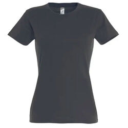 T-shirt femme col rond SOL'S IMPERIAL WOMEN - Coton semi-peign&eacute; Ringspun 190g Rezé