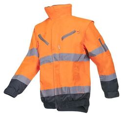 BLOUSON CAMPBELL MANCHE AMOVIBLE SIOPOR ORANGE FLUO REF364 BLOUSON CAMPBELL MANCHE AMOVIBLE SIOPOR ORANGE FLUO REF364
