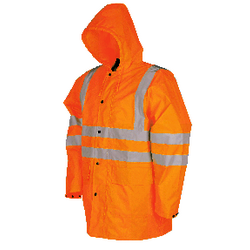 VESTE PLUIE MONORAY HV EN471 TEXOFLEX ORANGE FLUO Réf.198A VESTE PLUIE MONORAY HV EN471 TEXOFLEX ORANGE FLUO Réf.198A