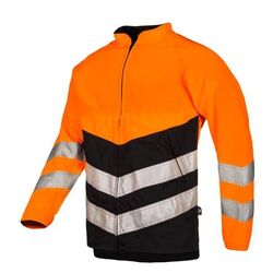 VESTE HV BASE PRO ORANGE/NOIR AVEC PROTECTION ANTI COUPURE REF.1RIA VESTE HV BASE PRO ORANGE/NOIR AVEC PROTECTION ANTI COUPURE REF.1RIA