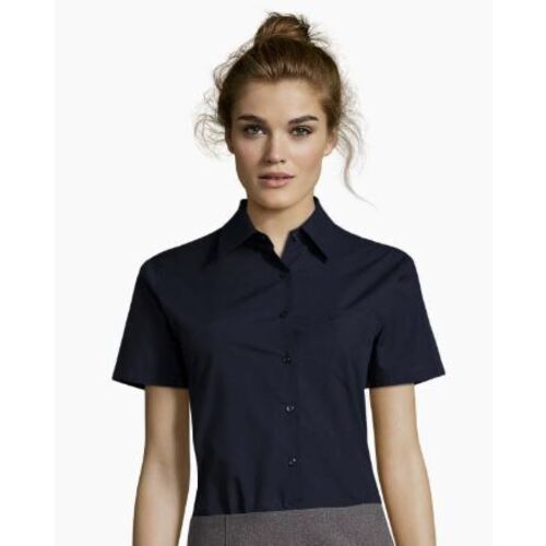 CHEMISIER ESCAPE FEMME POPELINE MC REF 16070