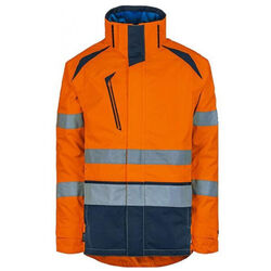 PARKA LONG LIFE ORANGE/MARINE TISSU OXFORD 300D EN POLYESTER RECYCLES PARKA LONG LIFE ORANGE/MARINE TISSU OXFORD 300D EN POLYESTER RECYCLES