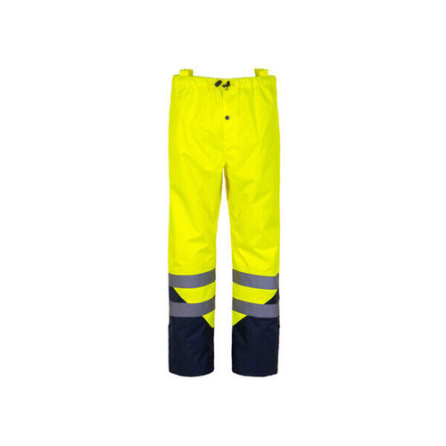 PANTALON DE PLUIE KITA/POSEIDON HV JAUNE/MARINE FLUO REF.PANTEPICO1