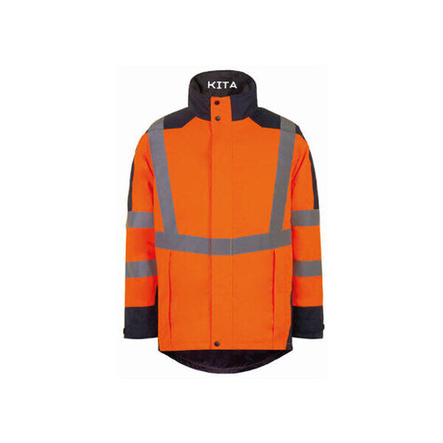 VESTE SEULE KITA/HERA  ORANGE/MARINE IMPER RESPIRANT HV REF.EPICO