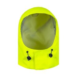 Capuche amovible T2S pour parka Annapurna et softshell Himalaya - Protection imperm&eacute;able et r&eacute;glable - Jaune Rezé