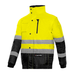 BLOUSON LIFT JAUNE/NOIR AVEC BODYWARMER AMOVIBLE TISSU OXFORD 300D BLOUSON LIFT JAUNE/NOIR AVEC BODYWARMER AMOVIBLE TISSU OXFORD 300D