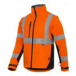 VESTE SOFTSHELL HIMALAYA HV ORANGE MANCHE AMOVIBLE REF.BLOUSHIMAL1OM VESTE SOFTSHELL HIMALAYA HV ORANGE MANCHE AMOVIBLE REF.BLOUSHIMAL1OM