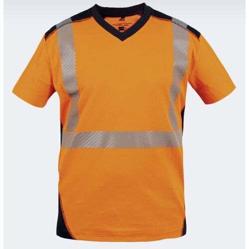 TSHIRT JAKARTA MC HV EN20471 ORANGE/MARINE REF TSHIRJAKAR10M