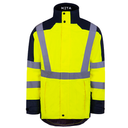 VESTE  SEULE  KITA JAUNE/MARINE IMPER RESPIRANT HV REF.EPICO VESTE  SEULE  KITA JAUNE/MARINE IMPER RESPIRANT HV REF.EPICO