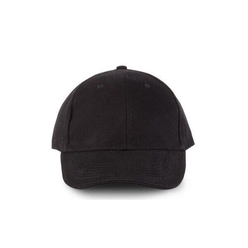 CASQUETTE KARIBAN ORLANDO NOIR/NOIR COTON BROSSE R&eacute;f : KP011
