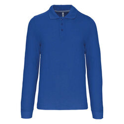 POLO HOMME ML COTON COULEUR R&eacute;f : K243