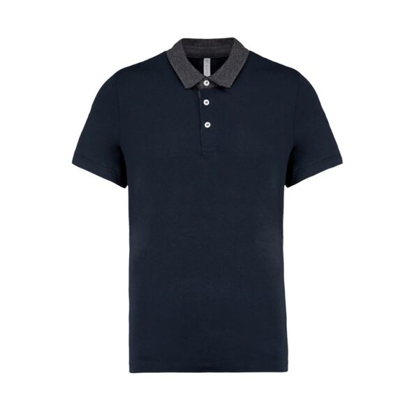 POLO JERSEY HOMME BICOLORE 100% COTON  REF.K260