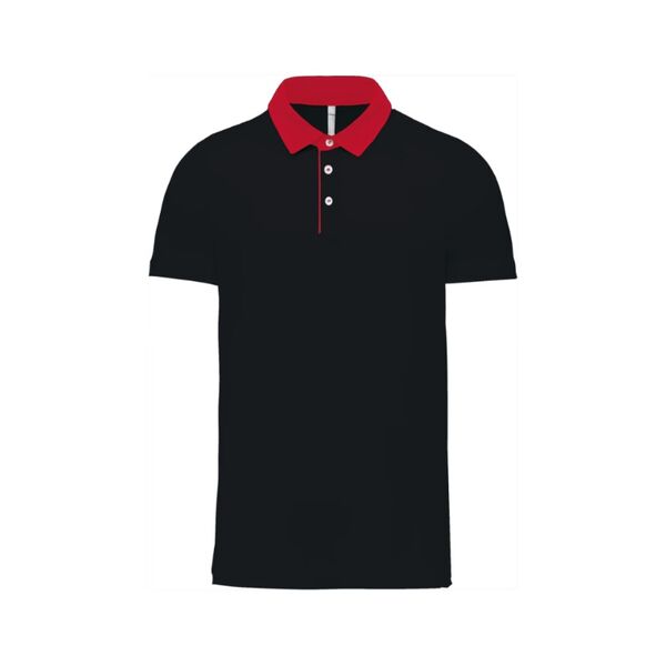 POLO JERSEY HOMME BICOLORE 100% COTON  REF.K260