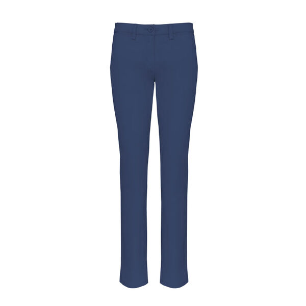 PANTALON FEMME CHINO 98% COTON  244G REF.K741