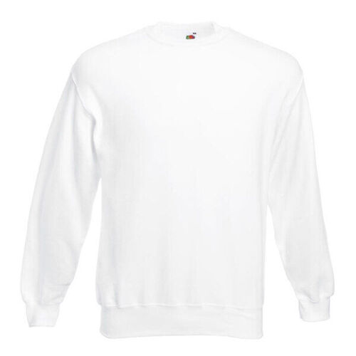 SWEAT FOL CP 70/30 Manches Mont&eacute;es BLANC R&eacute;f.SC163