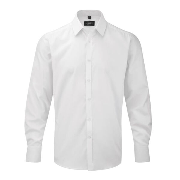 CHEMISE HOMME ML A CHEVRON CP COL SEMI-EVASE REF.RU962M