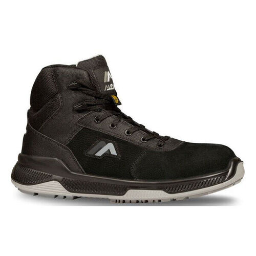 CHAUSS.SECU HAUTE E-STAT NOIR/GRIS CUIR NUBUCK HYDROFUGE S3 CI HI SRC ESD