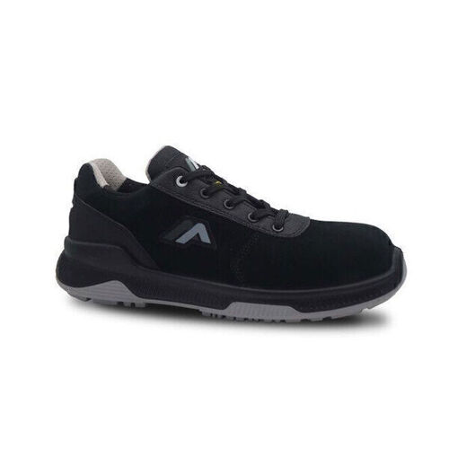 CHAUSS.SECU BASSE E-STEP NOIR/GRIS CUIR NUBUCK HYDROFUGE S3 CI HI SRC ESD
