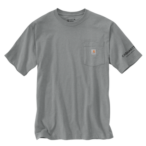 T-SHIRT AVEC POCHE POITRINE WEATHER ASH HEATHER 170GR REF.106772