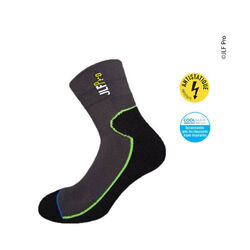 CHAUSSETTE COURTE ANTISTATIQUE RENFORT TALON POLYESTER/POLYAMIDE REF.0840