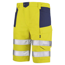 BERMUDA HV DIGGER 70% POLYESTER 30% COTON JAUNE/MARINE 1HVNB3 BERMUDA HV DIGGER 70% POLYESTER 30% COTON JAUNE/MARINE 1HVNB3