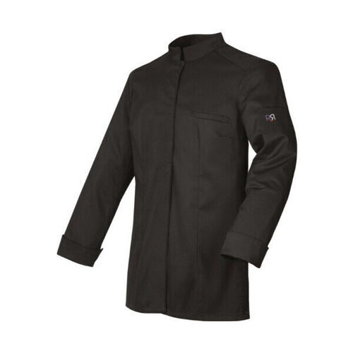 VESTE DE CUISINE FEMME ELBAX ML NOIR POLYCOTON