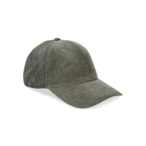 CASQUETTE ECORESPONSABLE EN VELOURS COTELE 6 PANNEAUX UNISEXE COTON REF.NS016