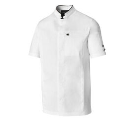VESTE DE CUISINE HOMME MC CRUSH POLY/COTON STRETCH 195GR REF.0897 Rezé