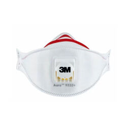 MASQUE JETABLE FFP3S A VALVE 3M B/10 Emballage Indiv.