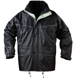 PARKA ISA POLYESTER ENDUIT PVC NOIR REF 5ISAN PARKA ISA POLYESTER ENDUIT PVC NOIR REF 5ISAN