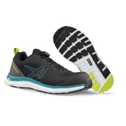 CHAUSSURE DE SECURITE BASSE AER55 IMPULSE NOIR/BLEU S1P ESC HRO REF.647502