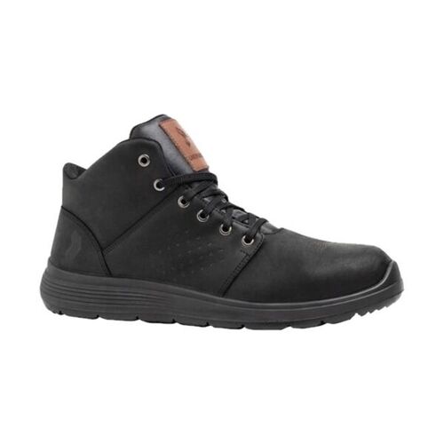 CHAUSS.SECU.HAUTE KEYWEST NOIR EN CUIR S3 CI HI SRC