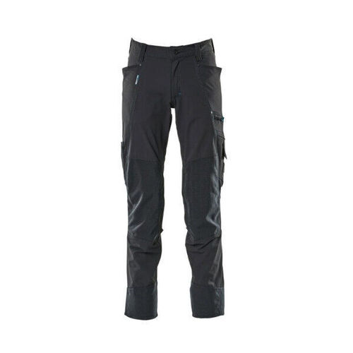 PANTALON MARINE AVEC POCHES GENOUILLERES POLYAMIDE/ELAS 235GR REF.17179-311