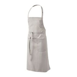 Tablier bavette mixte LOTI Robur - Protection et confort pratique pour le service et la cuisine - Gris Clair Rezé
