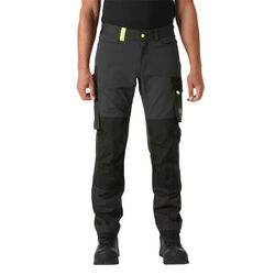 PANTALON OXFORD 4X GRIS EBENE/NOIR 94% POLYAMIDE 3% ELASTH REF.77395-989