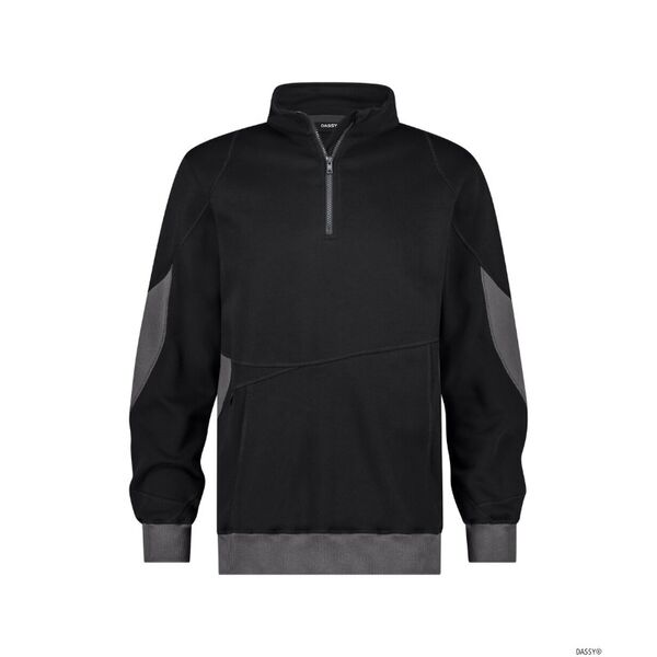 Sweat-shirt de travail DASSY HYRAX NEXT - Coton, polyester recycl&eacute; et renforts Cordura�