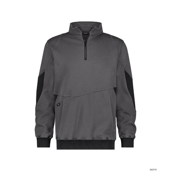 Sweat-shirt de travail DASSY HYRAX NEXT - Coton, polyester recycl&eacute; et renforts Cordura�
