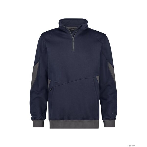 Sweat-shirt de travail DASSY HYRAX NEXT - Coton, polyester recycl&eacute; et renforts Cordura�