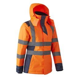 PARKA FEMME HORA ORANGE/MARINE 100% POLYESTER REF.5HOR17000 PARKA FEMME HORA ORANGE/MARINE 100% POLYESTER REF.5HOR17000