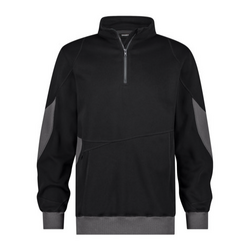 SWEAT 1/4 ZIPPEE HYRAX NEXT COTON/POLYESTER RECYCLE 290GR Rezé