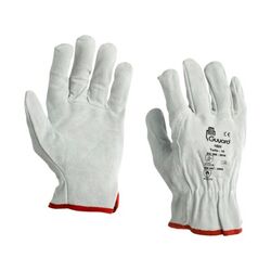 Gants de protection en cuir cro&ucirc;te de bovin GUYARD 1531 - EN 388 et EN 407 Rezé