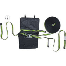 Ligne de vie horizontale temporaire ECO LINE Kratos Safety - Jusqu'&agrave; 20 m pour 2 utilisateurs Rezé