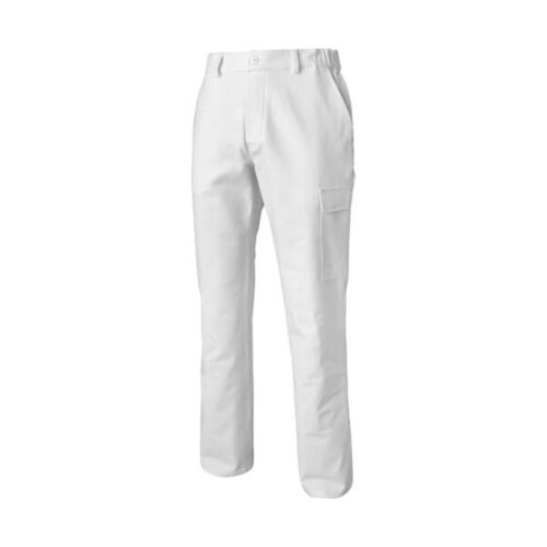 Pantalon de travail MOLINEL New Pilote Blanc - Ceinture &eacute;lastiqu&eacute;e et poches fonctionnelles