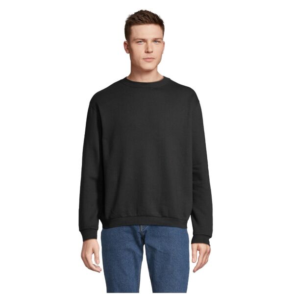 Sweat-shirt homme col rond SOL'S SPIDER 01168 - Molleton gratt&eacute; 260 g/m� confortable