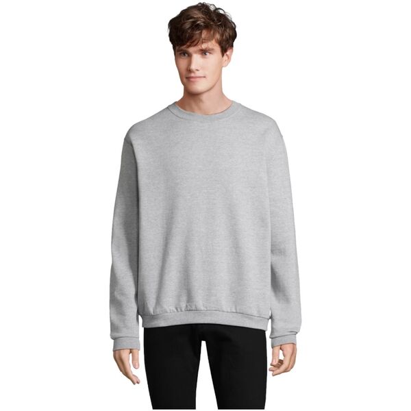Sweat-shirt homme col rond SOL'S SPIDER 01168 - Molleton gratt&eacute; 260 g/m� confortable