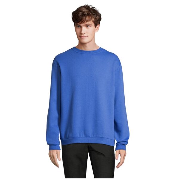 Sweat-shirt homme col rond SOL'S SPIDER 01168 - Molleton gratt&eacute; 260 g/m� confortable
